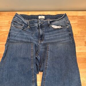 Maurices Blue Flare Wide Leg Denim